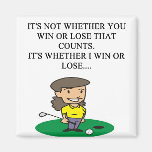 golfer golfing golf joke gifts t-shirts magnet