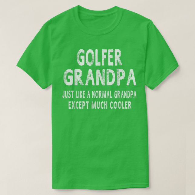 Golfer Grandpa Father's Day Gifts Grandpa Men's  T-Shirt (Design Front)