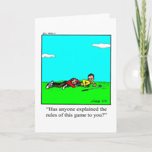 Golfer Humour Blank Greeting Card