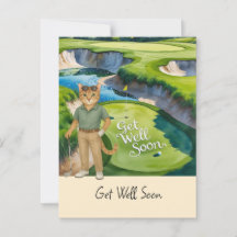 Golfer is golfing for cat lovers to get well soon