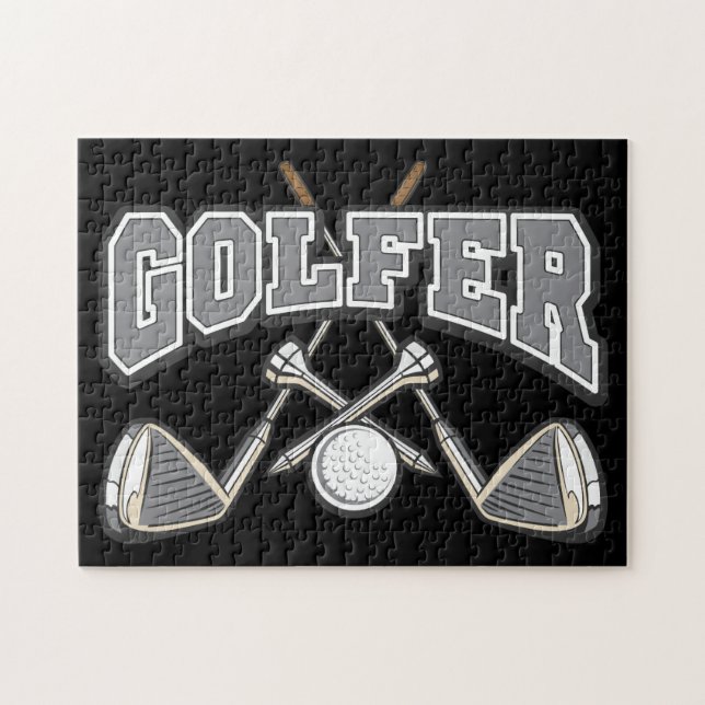 Golfer Jigsaw Puzzle (Horizontal)