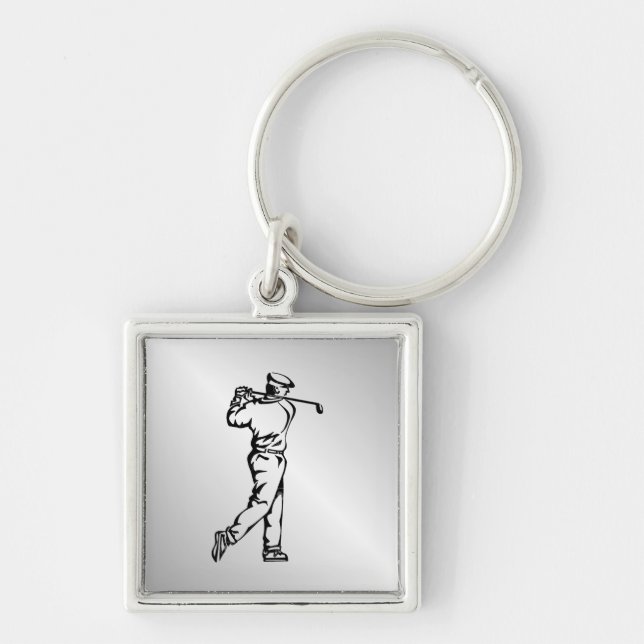 Golfer Key Ring (Front)