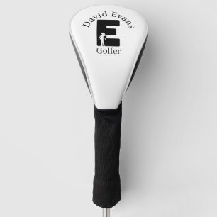 Golfer Letter E Golf Head Cover