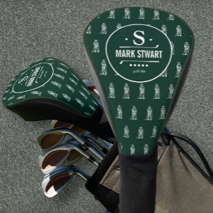 Golfer Logo/Monogram golf life green Head Cover