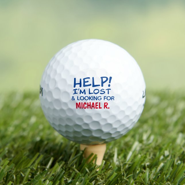 Golfer Lost Ball Funny with Name (Insitu Tee)