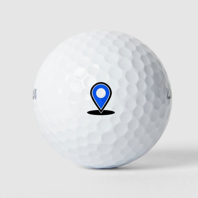 Golfer Lover Modern Trendy Classic Image Golf Balls (Front)