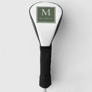 Golfer Monogram Golf Head Cover