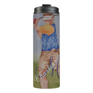 Golfer Monogram Thermal Tumbler