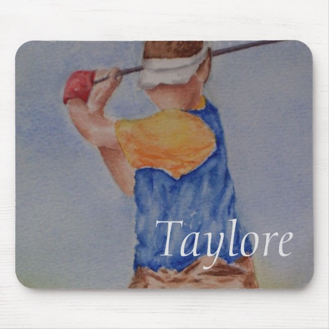 Golfer Mouse Pad (Front)