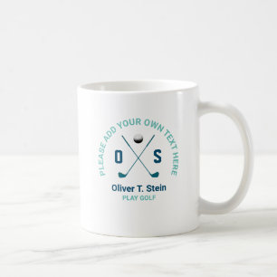Golfer Name Coffee Mug