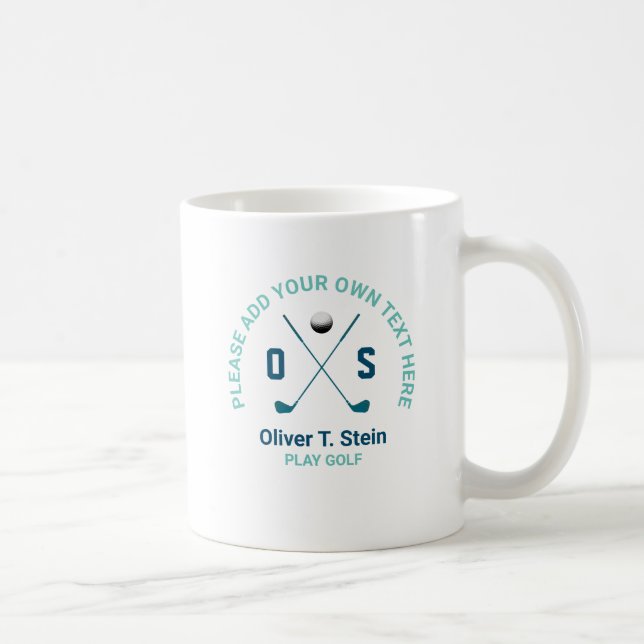 Golfer Name   Coffee Mug (Right)