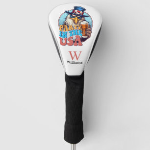 GOLFER Party In USA Golf Head Cover