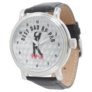Golfer Personalised Golf Wristwatch