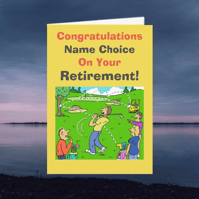 Golfer Retirement Card (Creator Uploaded)