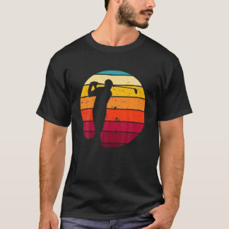 Golfer Retro Golfing Sports Golf Enthusiast Gift T-Shirt