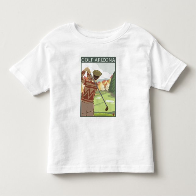 Golfer SceneArizona Toddler T-Shirt (Front)