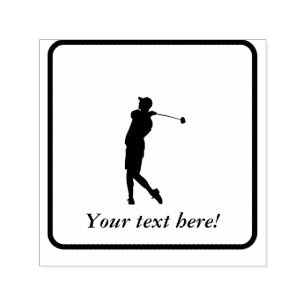 Golfer Self-inking Stamp