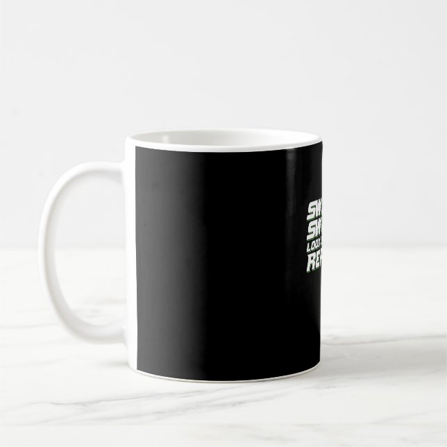 Golfer Swing Sweat Look For Ball Coffee Mug (Left)