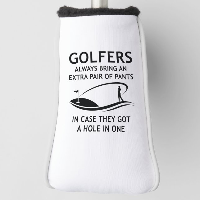 Golfers Always Bring An Extra Pair Golf Head Cover (Rotate 90)
