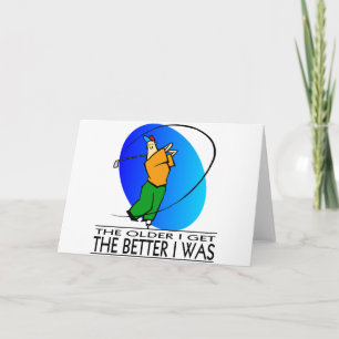 Golfer's Birthday Card