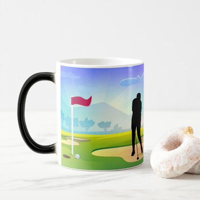 Golfer's Coffee Mug (With Donut)
