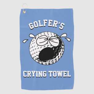 Golfers Crying Towel Personalise