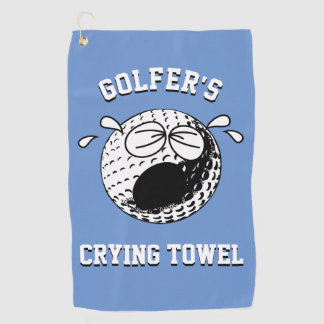 Golfers Crying Towel Personalise