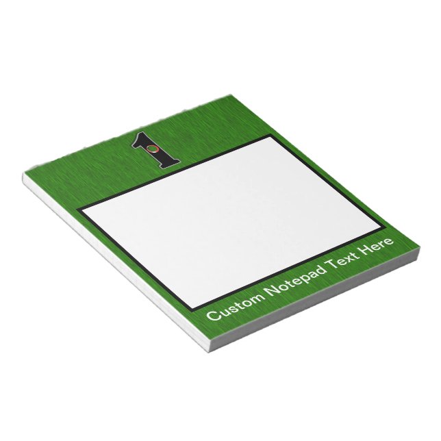 Golfer's Dream - Hole in One! Notepad (Angled)