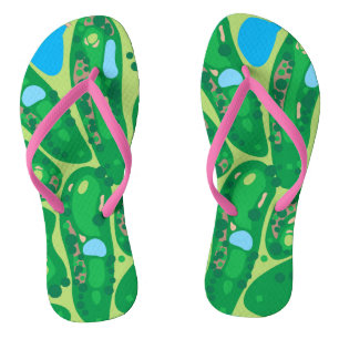 Golfer's Fun Flip-Flops Jandals