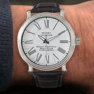 Golfer's Golf Club Watch