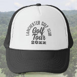 Golfers Golf Tour Trucker Hat<br><div class="desc">Golfers Golf Tour Hat. A hat for golfers going on tour. Golf hat with golf tour and year of the tour.</div>
