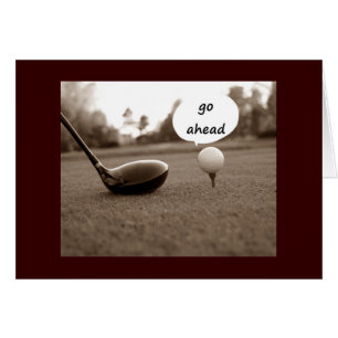 GOLFER'S HUMOR ON TURNING "50"