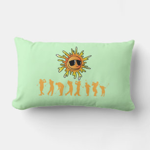 Golfers in hot sun lumbar cushion