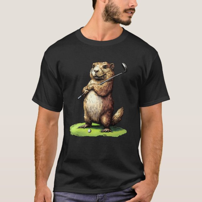 Golfers Marmot T-Shirt (Front)