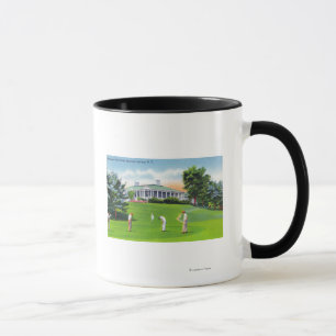 Golfers on McGregor Golf Links Scene Mug