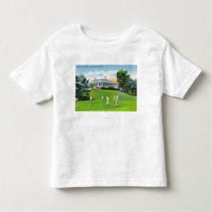 Golfers on McGregor Golf Links Scene Toddler T-Shirt