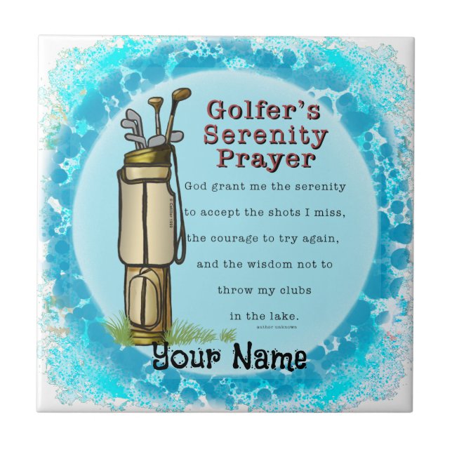 Golfers Prayer Tile (Front)