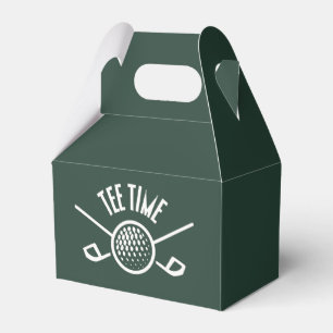 Golfers Tee Time Favour Box