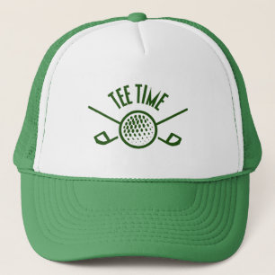 Golfers Tee Time Trucker Hat