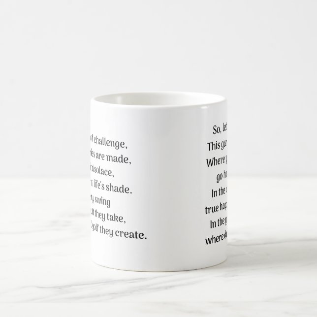  Golfer's thrill Coffee Mug (Center)