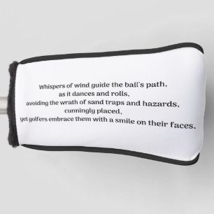 Golfer's thrill golf head cover