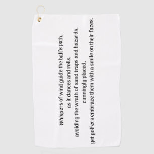 Golfer's thrill Golf Towel