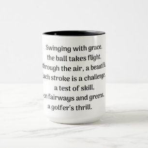 Golfer's thrill Mug