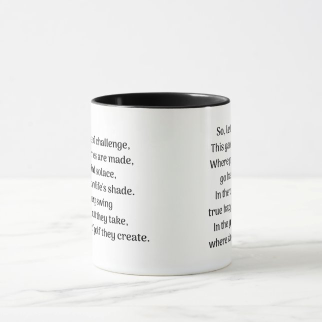  Golfer's thrill Mug (Center)