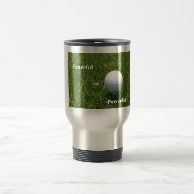 Golfer's Travel Mug (Center)