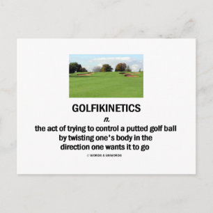 Golfikinetics Postcard