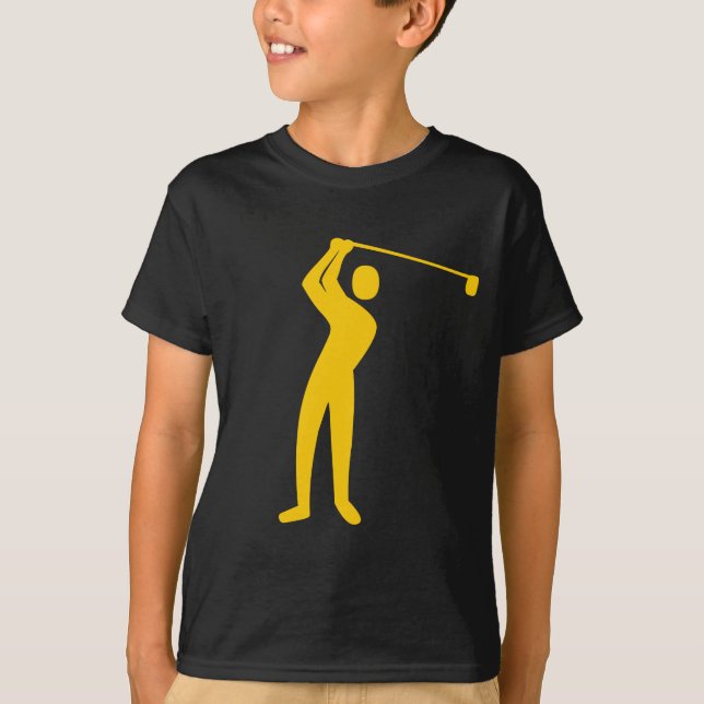 Golfing - Amber T-Shirt (Front)