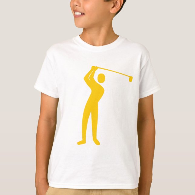 Golfing - Amber T-Shirt (Front)