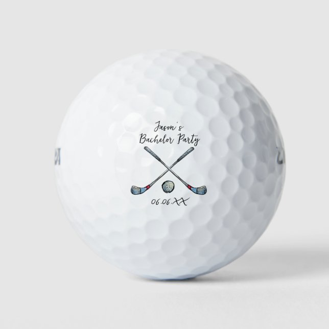 Golfing Bachelor party favours Golf Balls (Front)