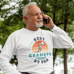 Golfing Best Grandpa By Par Outdoor Sports Custom T-Shirt<br><div class="desc">Retro Best Grandpa By Par design you can customise for the recipient of this cute golf theme design. Perfect gift for Father's Day or grandfather's birthday. The text "GRANDPA" can be customised with any dad moniker by clicking the "Personalise" button above. Can also double as a company swag if you...</div>